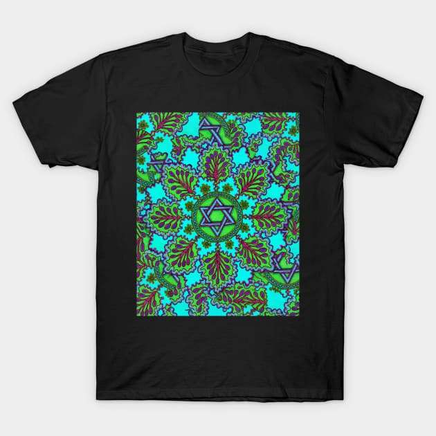 Elaborate Star of David T-Shirt by astrongwater